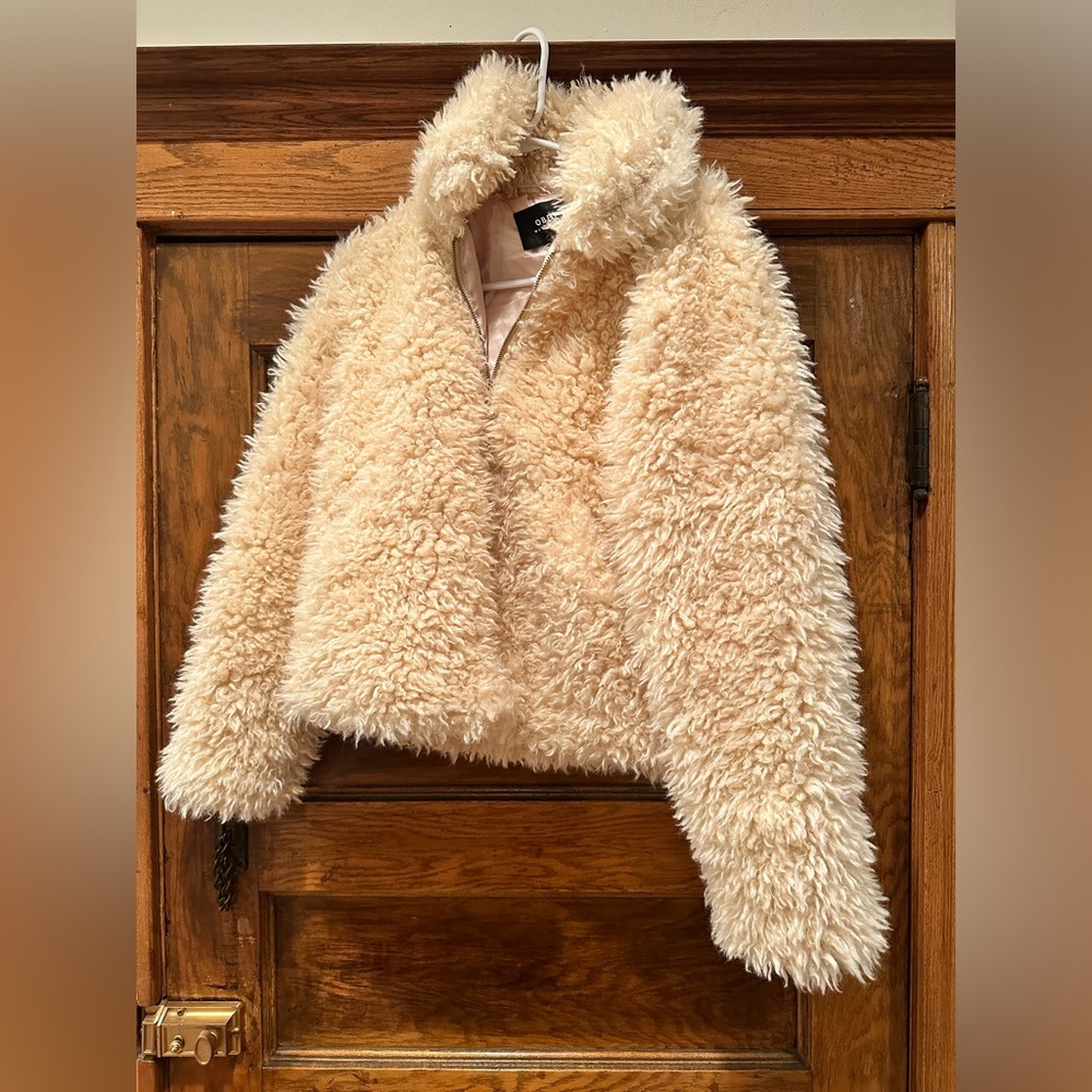 Obey Clothing women’s chenille coat (NWOT)